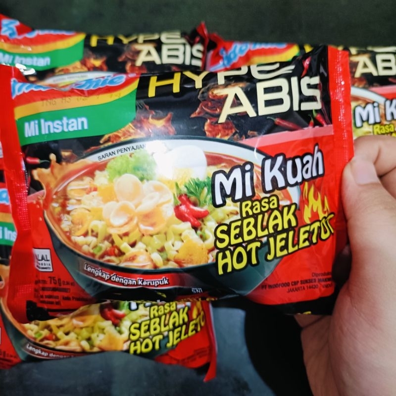 

Indomie Kuah Seblak, mi instan, mie seblak, seblak hot jeletot, mie langka, mie unik, mie jarang dijual