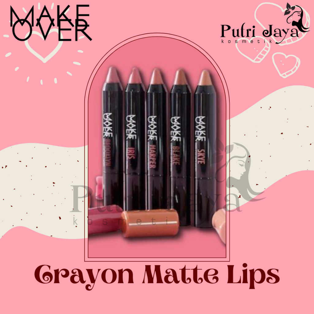 

MAKEOVER Color Stick Matte Crayon Lipstick (Lip Crayon)