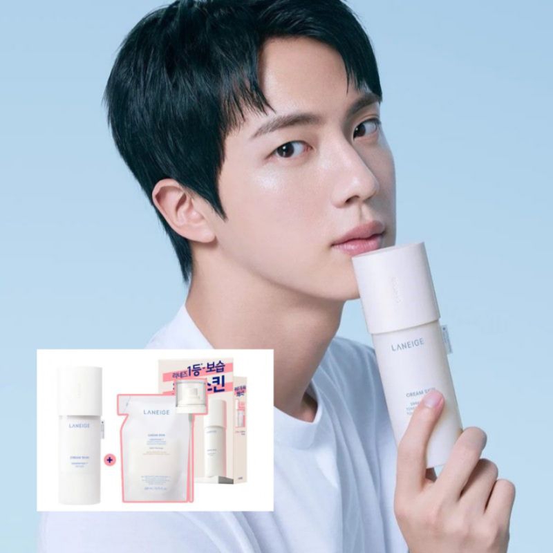 [READY] LANEIGE Cream Skin Cerapeptide Refiner Renewal 170ml + Refill Set 130ml | BTS JIN