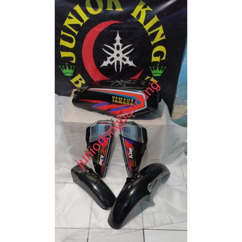 body set rx king master hitam Garuda tahun 1997 original ori tangki spakbor dop aki