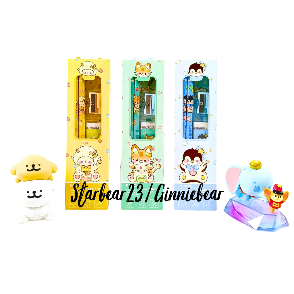 

Perlengkapan alat tulis pensil set ( stationery set)