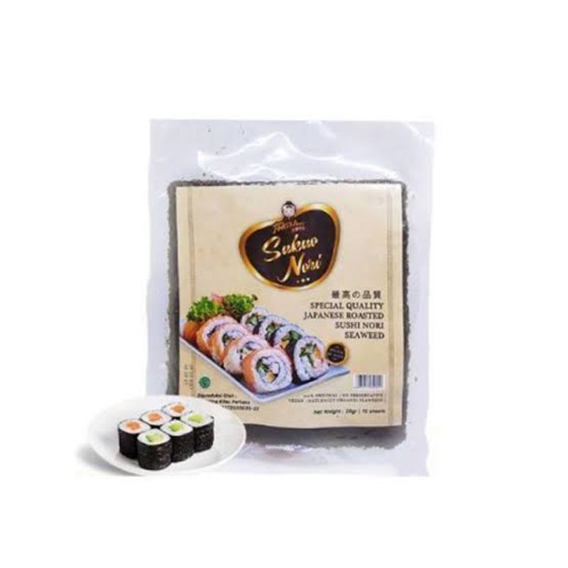 

NORI MERK SAKAOI 50 LEMBAR # WARNA HIJAU GELAP # GRADE A # HALAL {K}