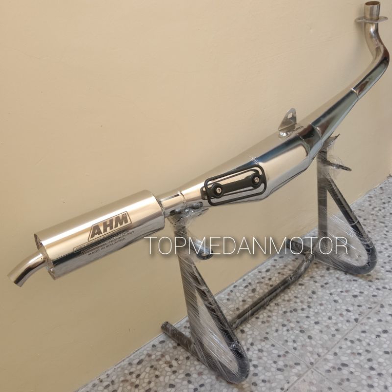 KNALPOT F1ZR RACING AHM CHROME