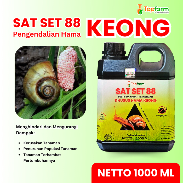 Pestisida Topfarm / Obat Pembasmi Hama Keong Sawah / Obat Hama Keong Sawah / Obat Hama Keong Racun /