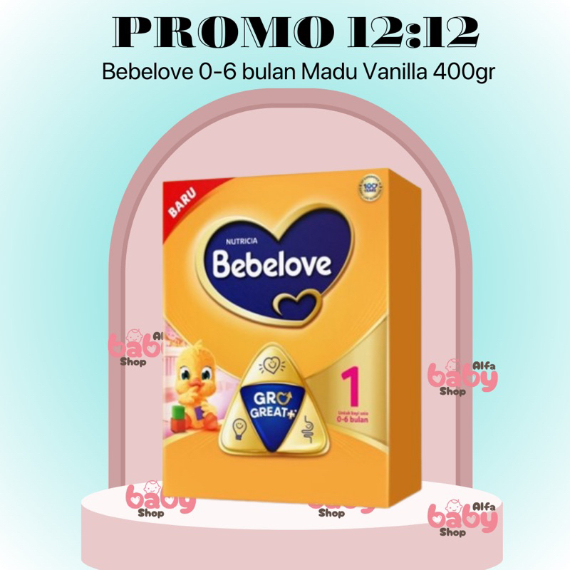 

Bebelove 1 Madu Vanilla 400gr Susu Formula Bebelove