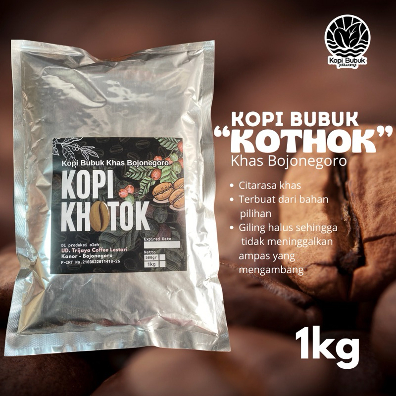 

KOPI BUBUK 1kg - Kopi Bubuk Satu Kilo Hitam Khas Bojonegoro - Kopi Bubuk Murah Bubuk Kopi Halus Satu kilo rasa mantap tanpa gula - Bisa Untuk Kopi Tubruk dan Kopi Susu