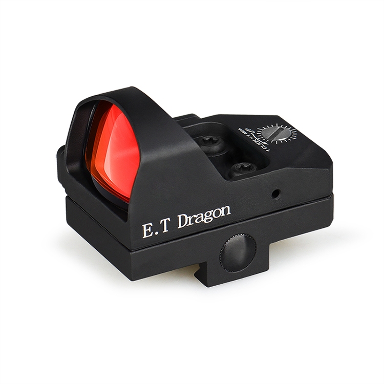 E.T Dragon 2 MOA Manual Control Red Dot Sight Kompatibel dengan RMR Footprint dan Picatinny Mount un