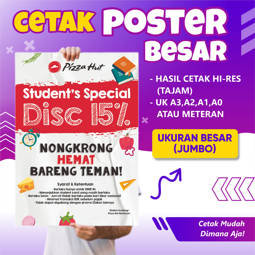CETAK POSTER BESAR | POSTER JUMBO | POSTER LARGE FORMAT | POSTER METERAN