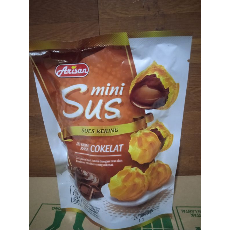 

Mini Sus Kering Isi Krim Cokelat 12g