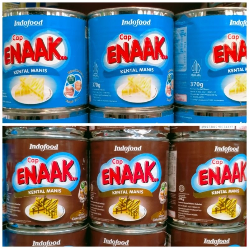 

Susu Cap Enak Kental Manis Kaleng 370gr Putih Dan Coklat