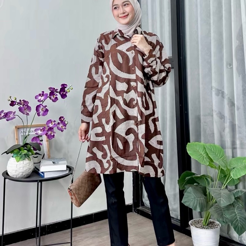 TUNIK ARAFAH // Tunik Rayon Tebal Premium // Ld 110 Ld 120 Ld 130// Busui Friendly