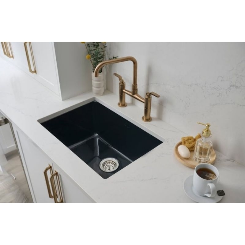 kitchen sink undermount onan 6045 black