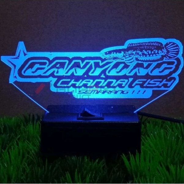 Custom Lampu Hias Akrilik