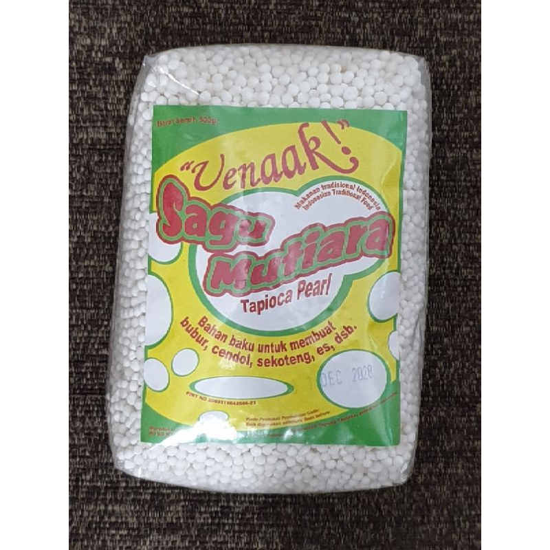 

Uenaak! Sagu Mutiara PUTIH 500 Gr