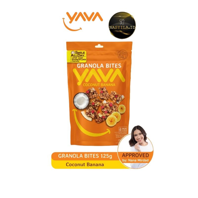 

Granola Bite's YAVA Coconut Banana 125g