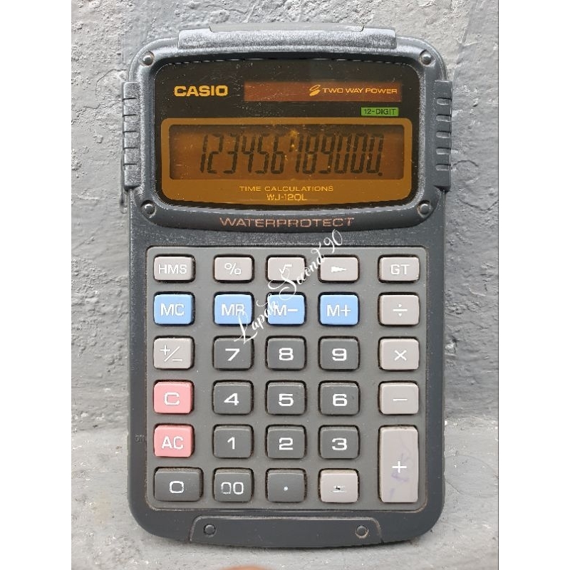 

Kalkulator CASIO WJ-120L WATERPROTECT