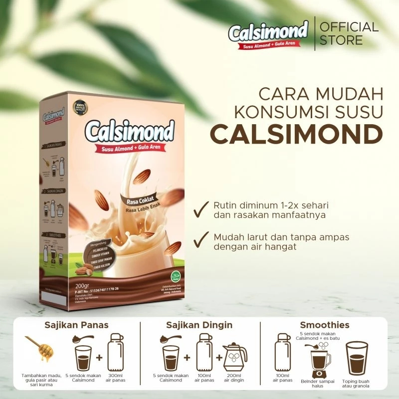 

Gooku 28 Store Calsimond - Susu Asi Booster Susu Pelancar Asi Penambah Bb Bayi - Susu Almond