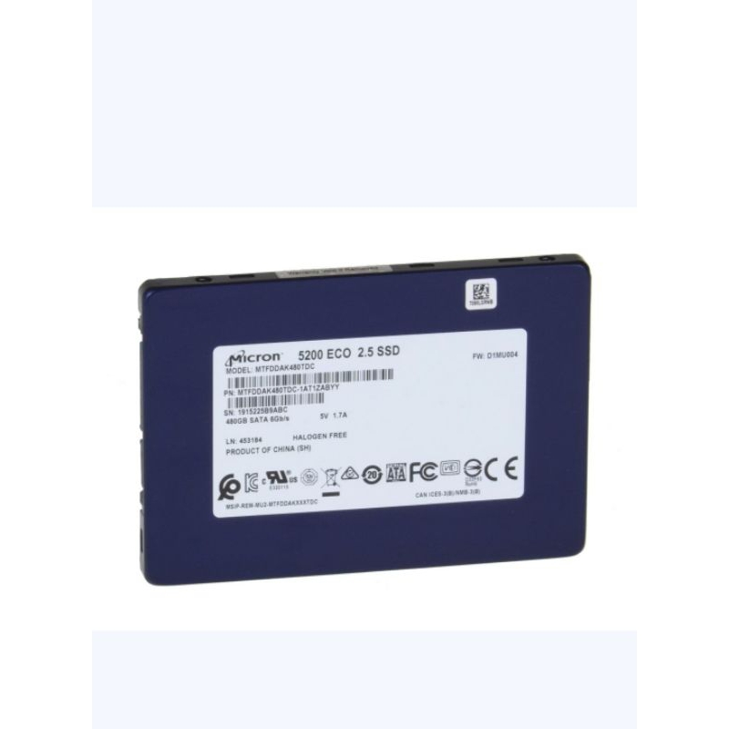 SSD Micron 5200 Pro 480Gb 2.5" inch SSD SATA 6GBps