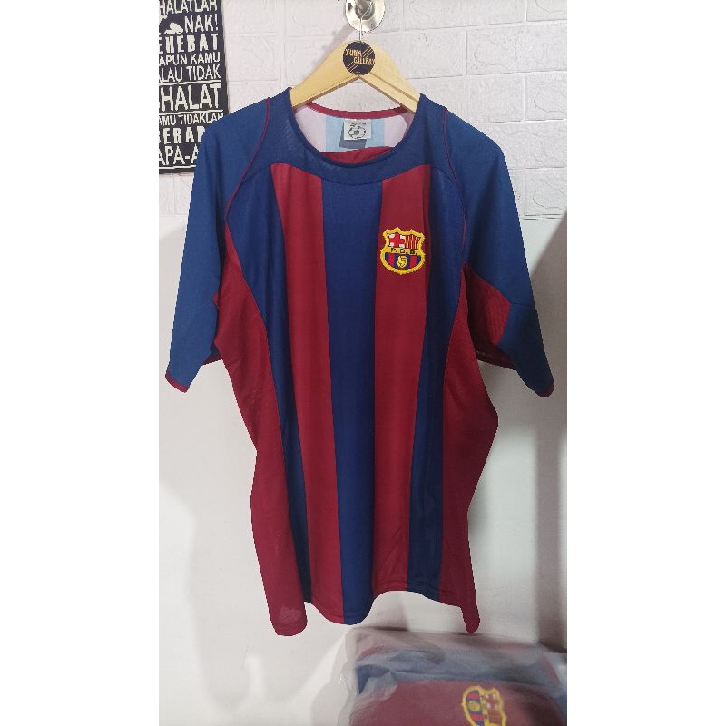 jersey Barcelona 2004 ukuran XL