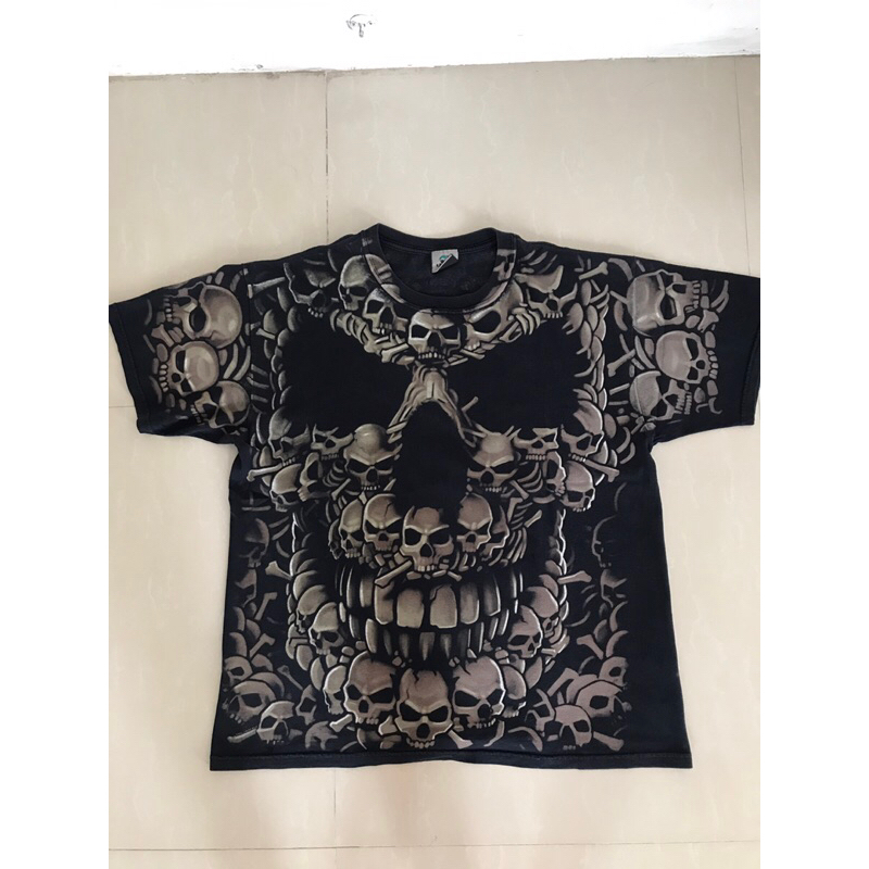 Kaos Liquid Blue Skull & Back Bone
