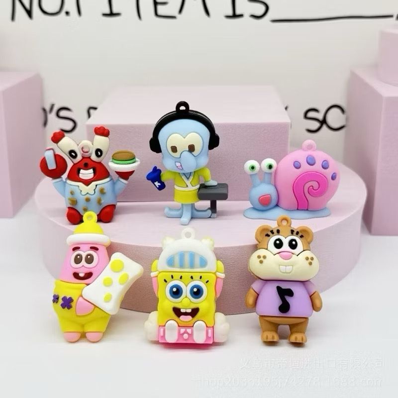 Keychain Spongebob Gantungan Kunci Spongebob Squarepants Gantungan Kunci Karakter