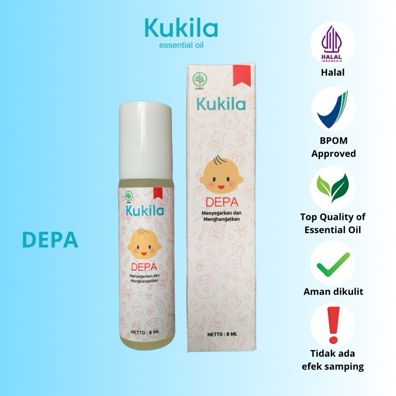 Kukila Essential Oil Fever Drop 5pcs Minyak Telon Bayi Minyak Pijat