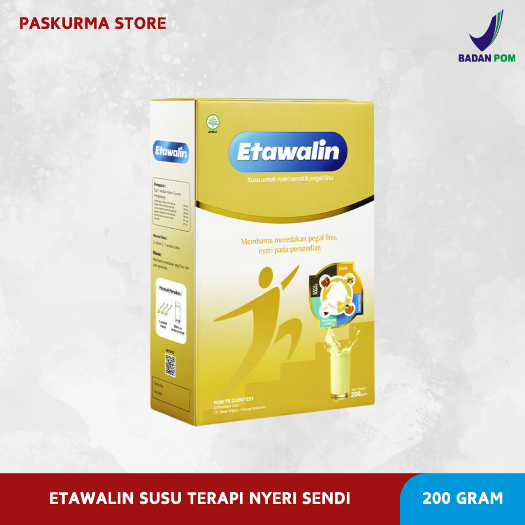 

ETAWALIN – SUSU SPESIALIS ASAM URAT TULANG & SENDI ISI 200 GRAM