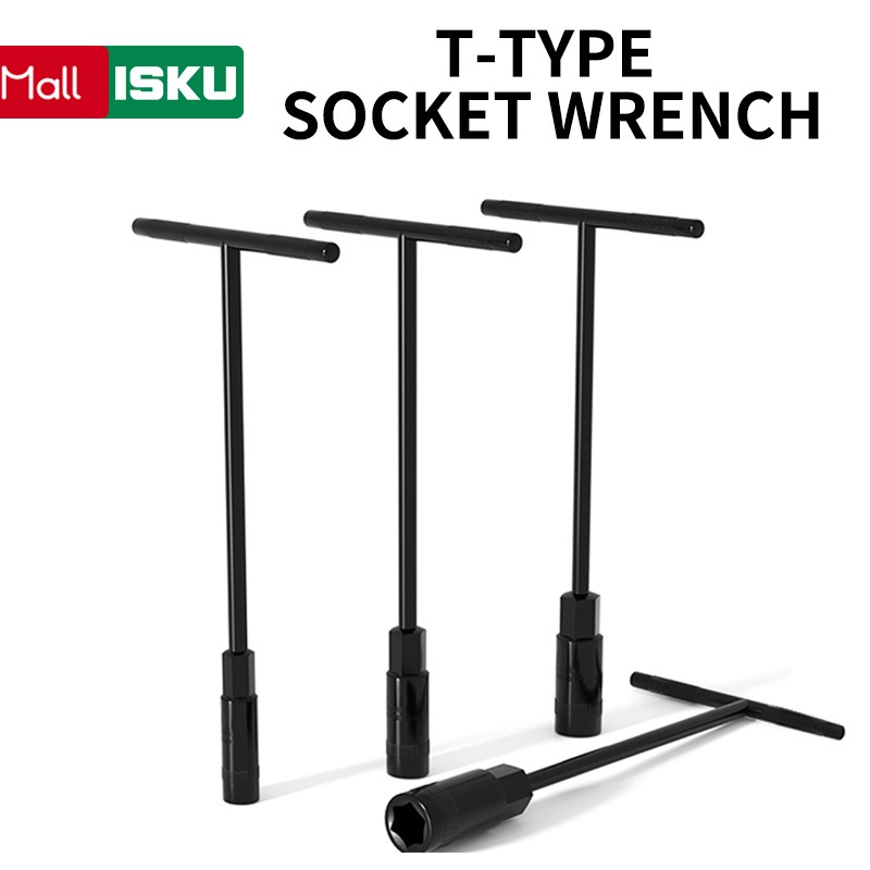 ISKU Kunci Sok T Set 4pcs 8-14 mm