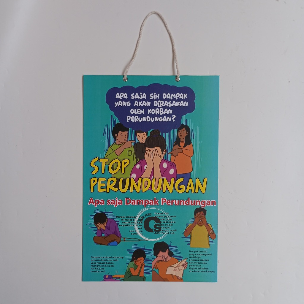 

Hard Poster Perundungan Bagi Korban - Hentikan Bullying - Hard Poster Perundungan