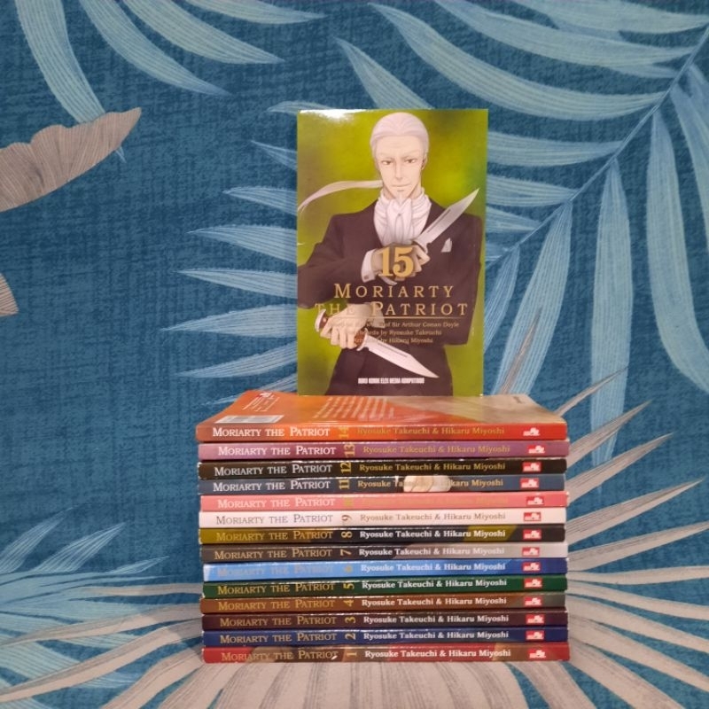 Paket Komik Moriarty The Patriot Vol 1-15 Set Lengkap Fulset Fullset KOLPRI BAGUS MULUS