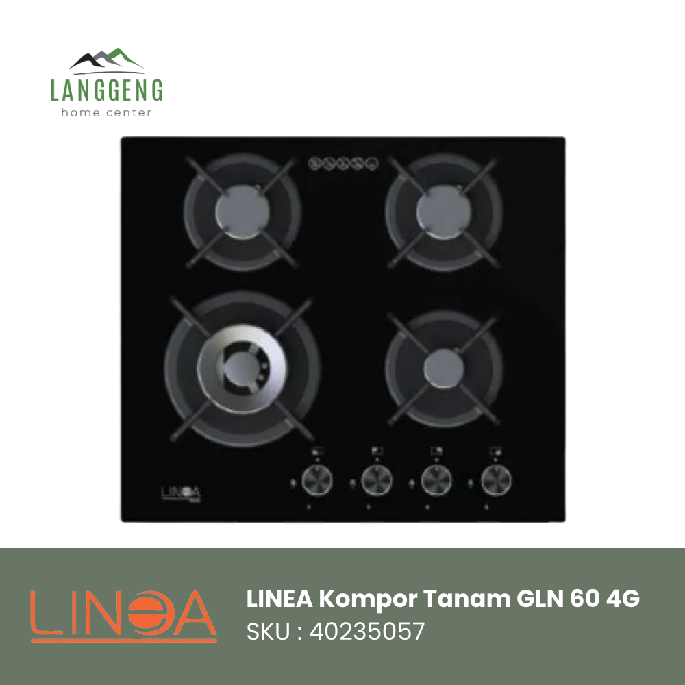 LINEA Kompor Tanam Gas 4 Tungku Linea by Teka GLN 60 4G