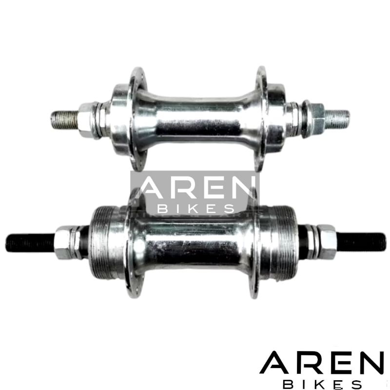 HUB FREEHUB SEPEDA LUBANG 20 28 36 HOLE 20H 28H 36H BESI KROM DEPAN BELAKANG CHROME BOSCH NAP MTB AN