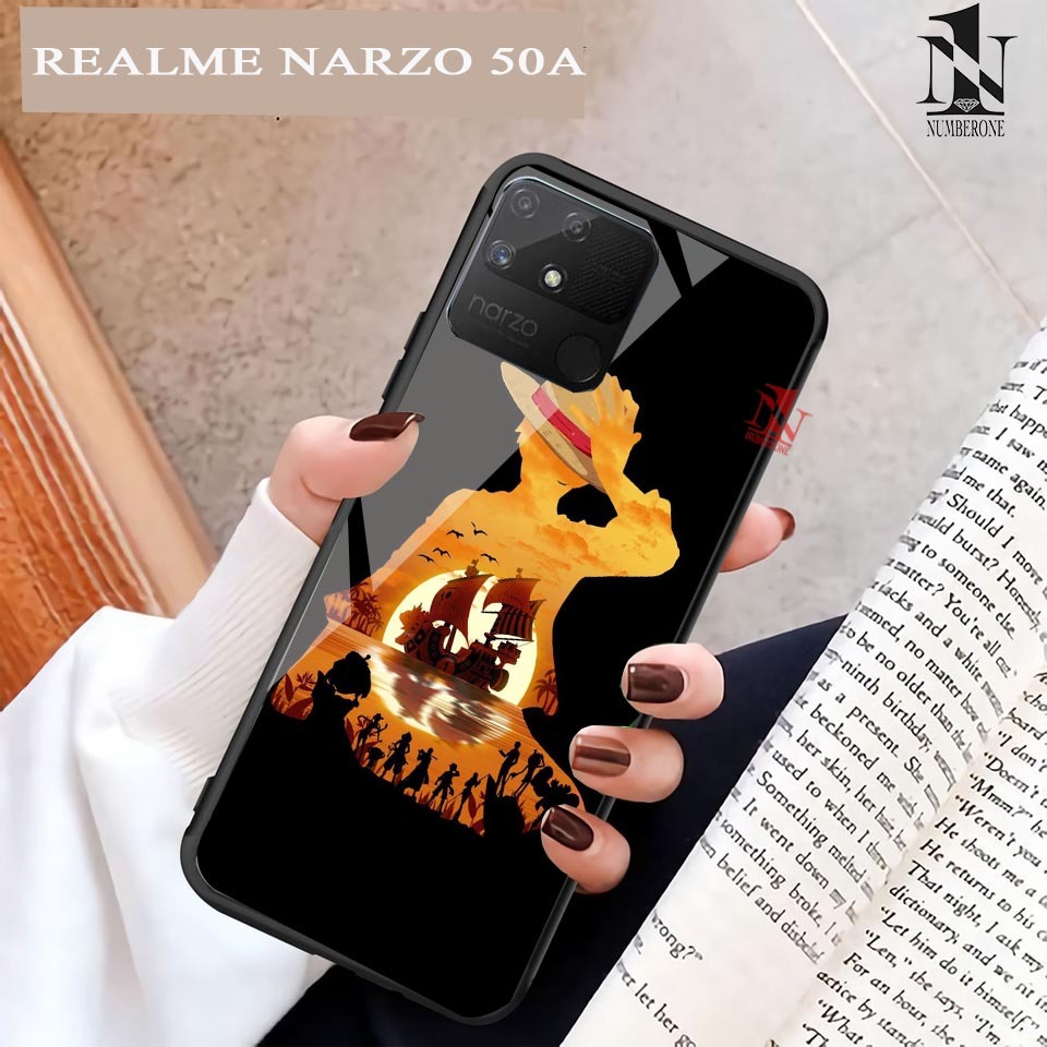 Case Realme narzo 50a  [one piece] Aneka casing, case, kondom hp, custom case, case aesthetic case m