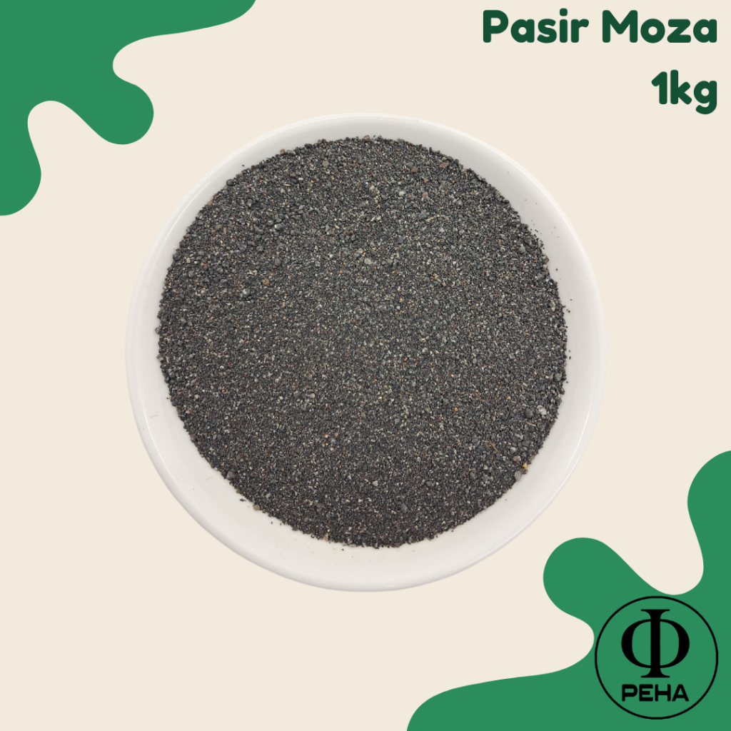 Pasir Mosa Pasir Moza Pasir Aquascape Pasir Hitam Predator Channa 1kg