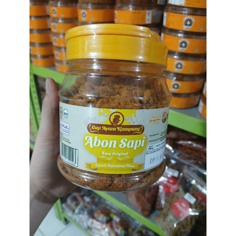 

ABON SAPI ORIGINAL CAP AYAM KAMPUNG