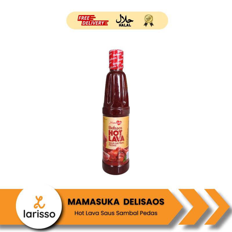 

Mamasuka Delisaos Hot Lava 160gr & 320gr - Saos Sambal Pedas / Saos Korea