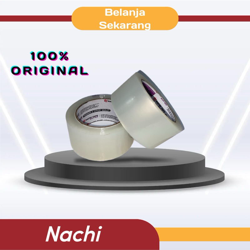 

Lakban Bening Nachi / Solasi Lakban Transparan Nachi 100% ORIGINAL