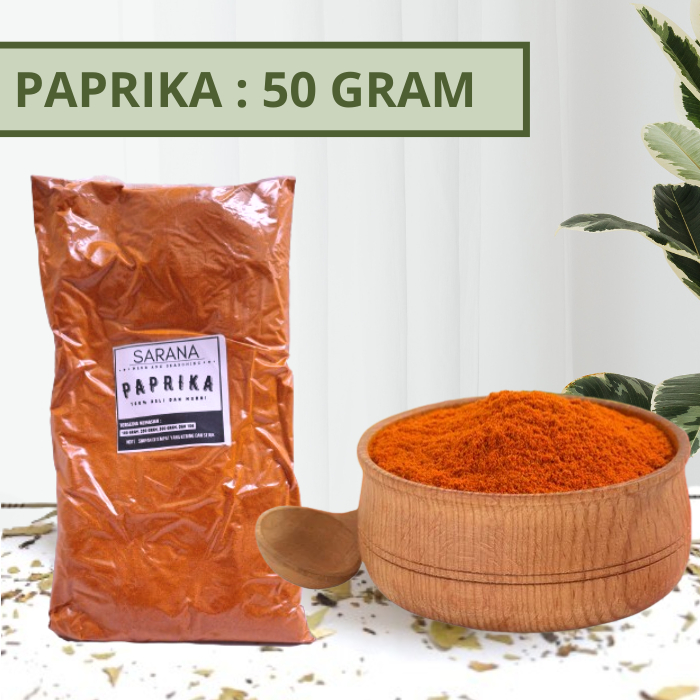 

Paprika Bubuk Asli Murni Organik 50 Gram / Rempah Bubuk Powder / Bumbu Dapur Bubuk Lengkap