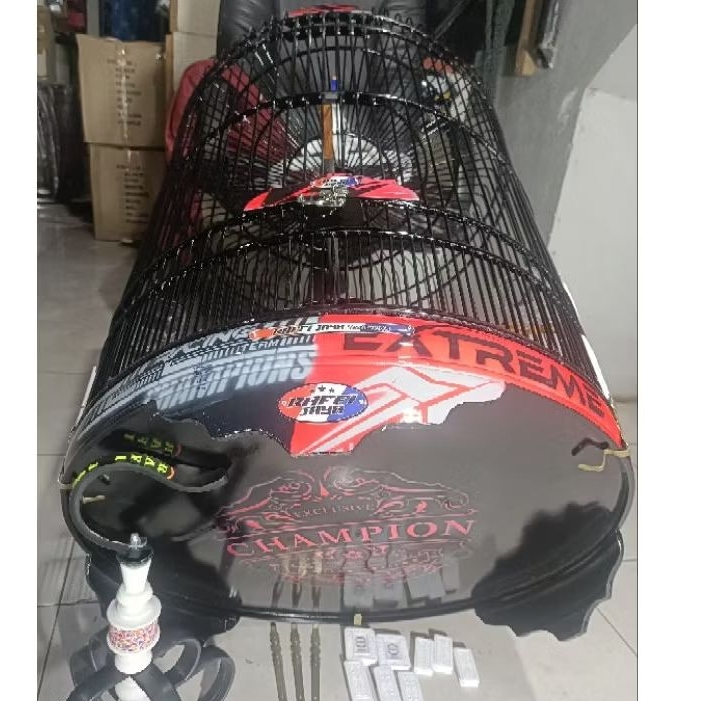 SANGKAR KANDANG MURAI RAFI JAYA AIR BRAS MOTIF TERBARU  NO1, 2,3,4