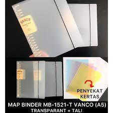 

Map Binder A5 Vanco Trans Tali 1521-T/80