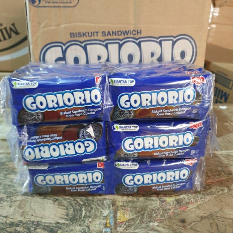 Goriorio Biskuit Sandwich (1 dus isi 200 pcs)