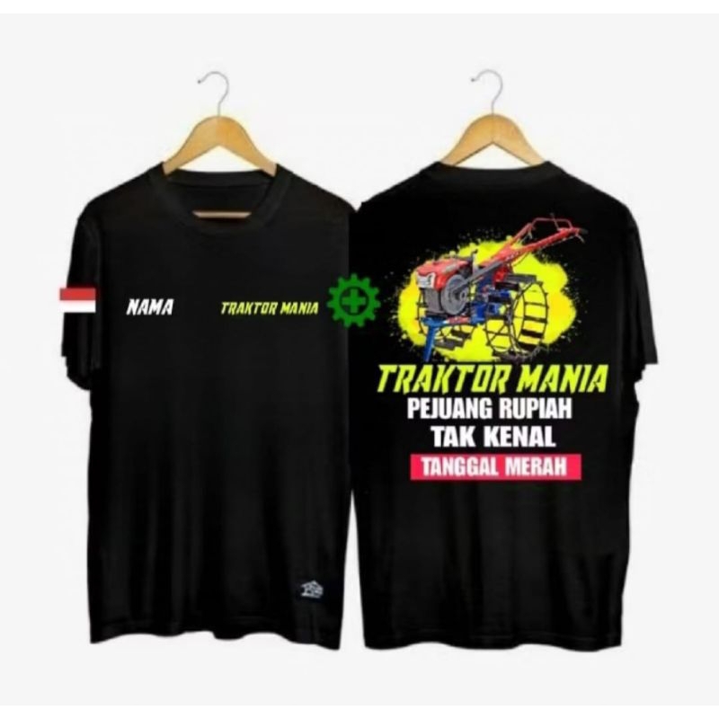 KAOS TRAKTOR MANIA INDONESIA MOTIF KUNING