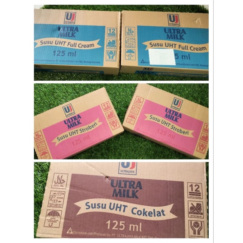 

Susu UHT Ultra Milk 125ml [1dus isi 40pcs ] Exp Date Aman