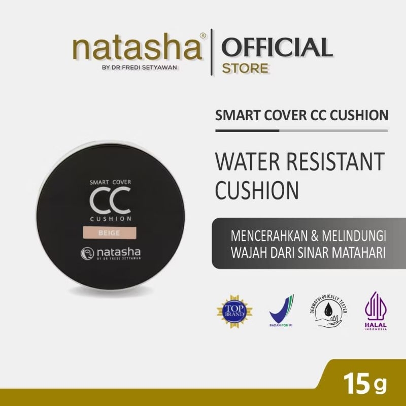 Natasha Smart Cover CC Cushion Beige