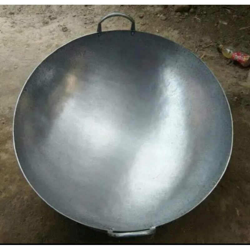 wajan plat baja diameter 60 cm tebal 1.6 mm wajan anti lengket wajan nasi goreng wajan mie ayam waja