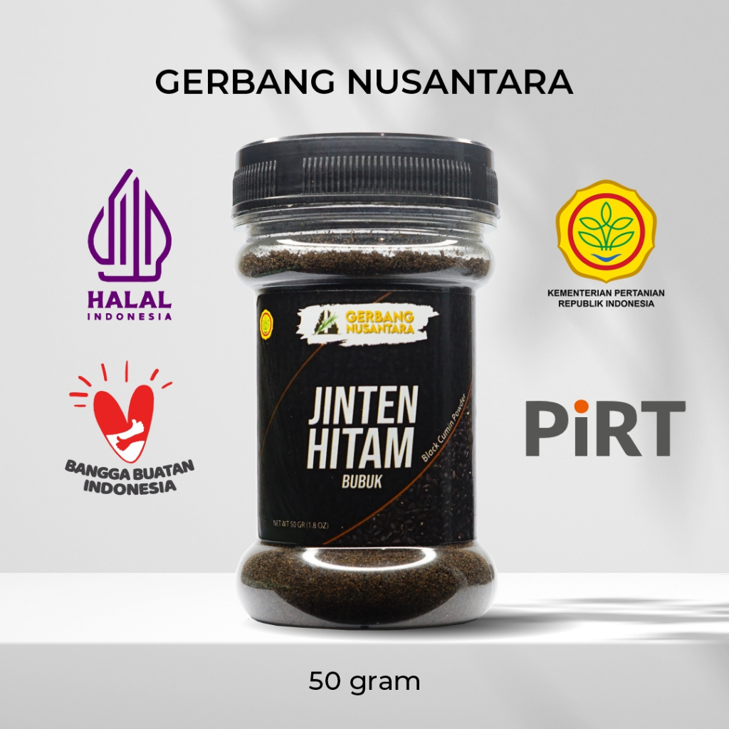 

Gerbang Nusantara - Jinten Hitam Bubuk Bumbu Masak Dapur Rempah 50gr