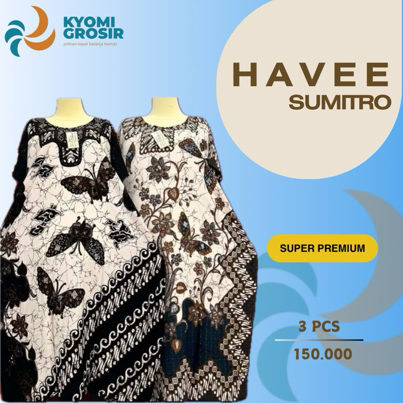 3 PCS Havee Sumitro Dress LD 140