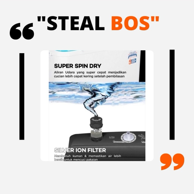 RB sanken mesin cuci 2 tabung low watt TW 8600 8 kg sanken 8600 mesin cuci 2 tabung low watt mesin