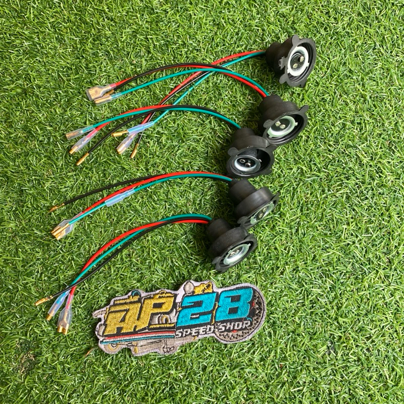 ( OBRAL ) KABEL SOKET LAMPU DEPAN H6 UNTUK MOTOR BEBEK DAN MOTOR MATIC / SOKET LAMPU DEPAN H6 PLUS K