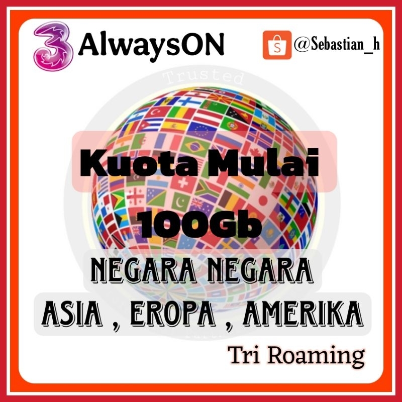 KUOTA ROAMING TRI PAKET ROAMING TRI